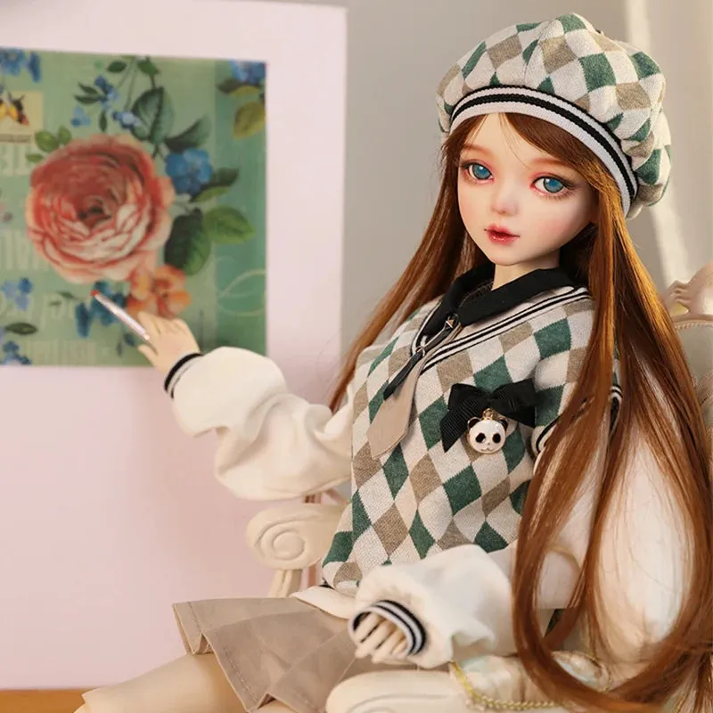 60cm BJD Doll for Girls | Designer Makeup, Rotatable Two-Colored Eyes, 1/3 Scale, Perfect Gift