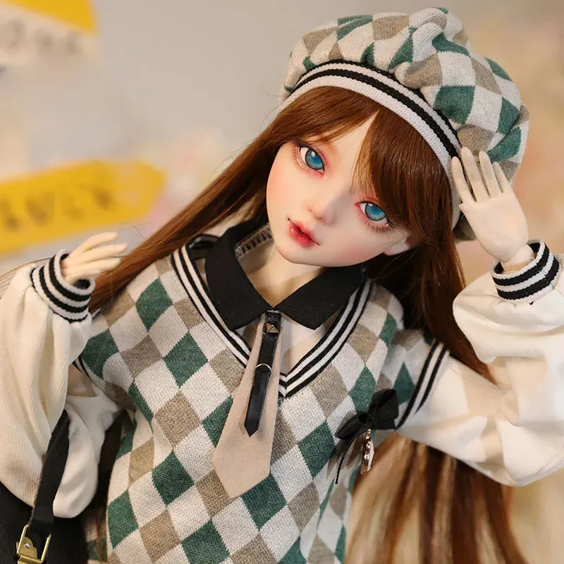 60cm BJD Doll for Girls | Designer Makeup, Rotatable Two-Colored Eyes, 1/3 Scale, Perfect Gift