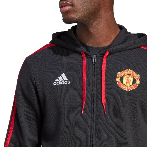 Adidas Men's Manchester United 23/24 DNA Full Zip Hoodie