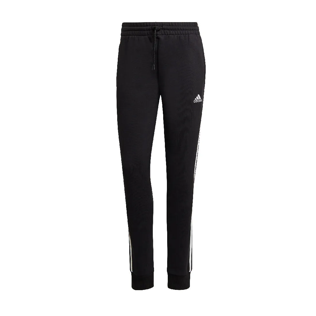 Adidas Women's Essentials 3-Stripes French Terry Cuffed Pants