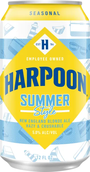 Beer Harpoon Cans 12pk Summer Style