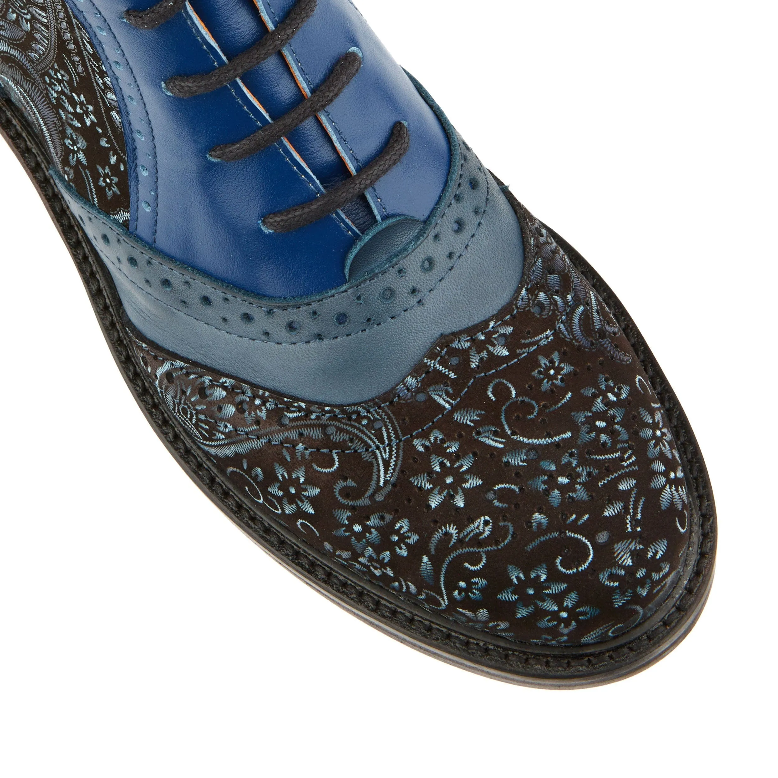 Brick Lane Boots - Blue Multi