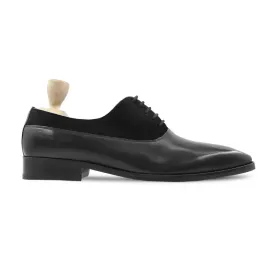 Bryansk - Men's Black Calf and Kid Suede Oxford