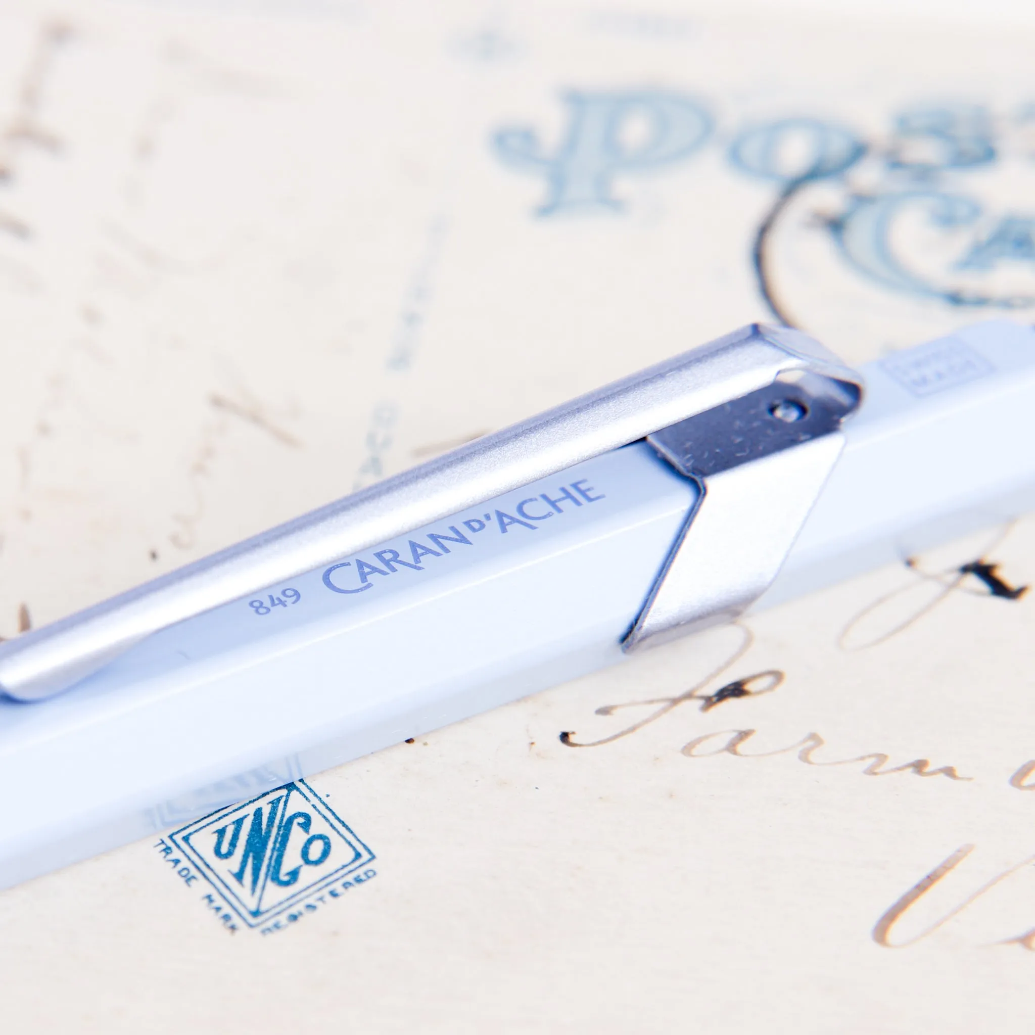 Caran d'Ache 849 Claim Your Style Polar Blue Ballpoint Pen