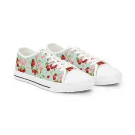 Cherry Men's Low Top Sneakers