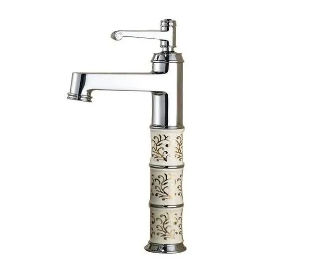 Elegant Basin Bathroom Single Handle Faucet