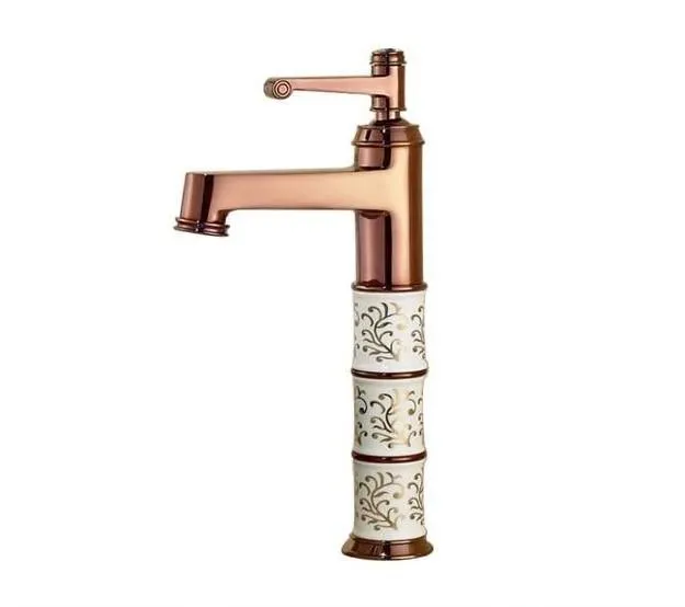 Elegant Basin Bathroom Single Handle Faucet