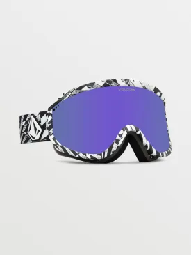 Footprints Goggle - Op Art / Purple Chrome / Buckle BL