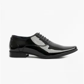 GABRIEL Teen Boys Patent Oxford Dress Shoes Black