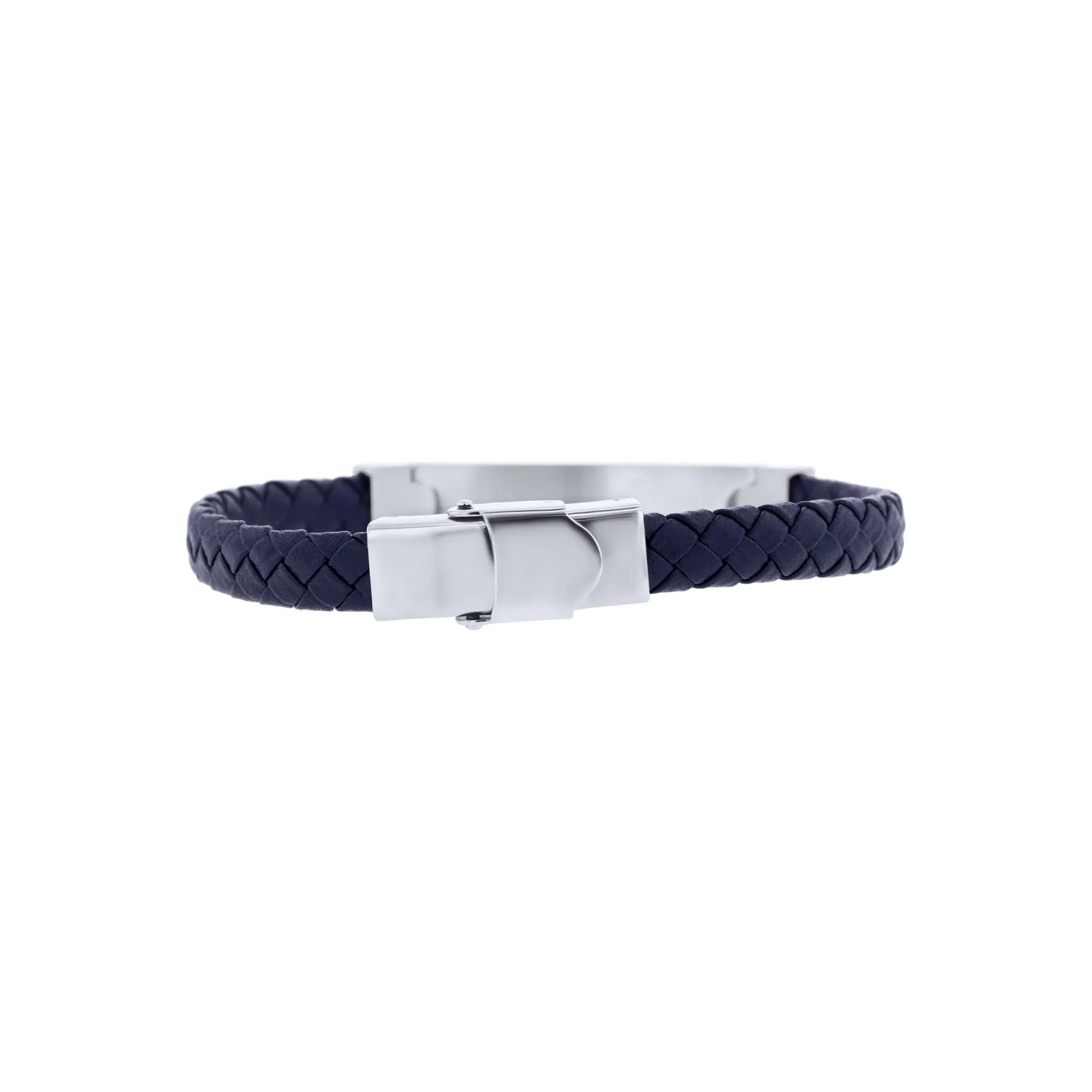 Kairo Stainless Steel Leather Bracelet