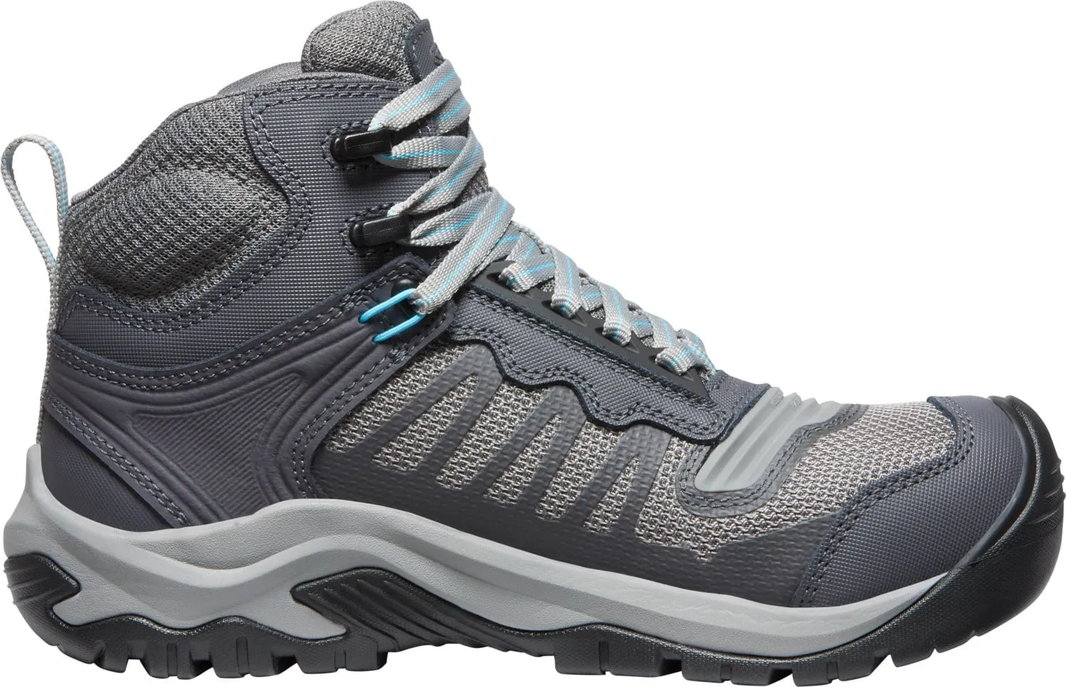 Keen Utility Womens Reno Mid KBF WP Magnet/Ipanema Leather Work Boots