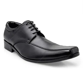 Leather Shoes City Oxford Flat Lace Black