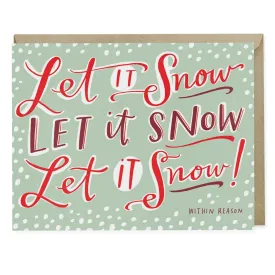 Let it Snow Holiday Card