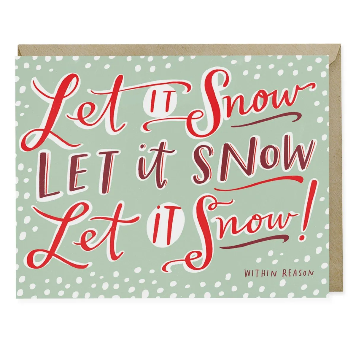 Let it Snow Holiday Card