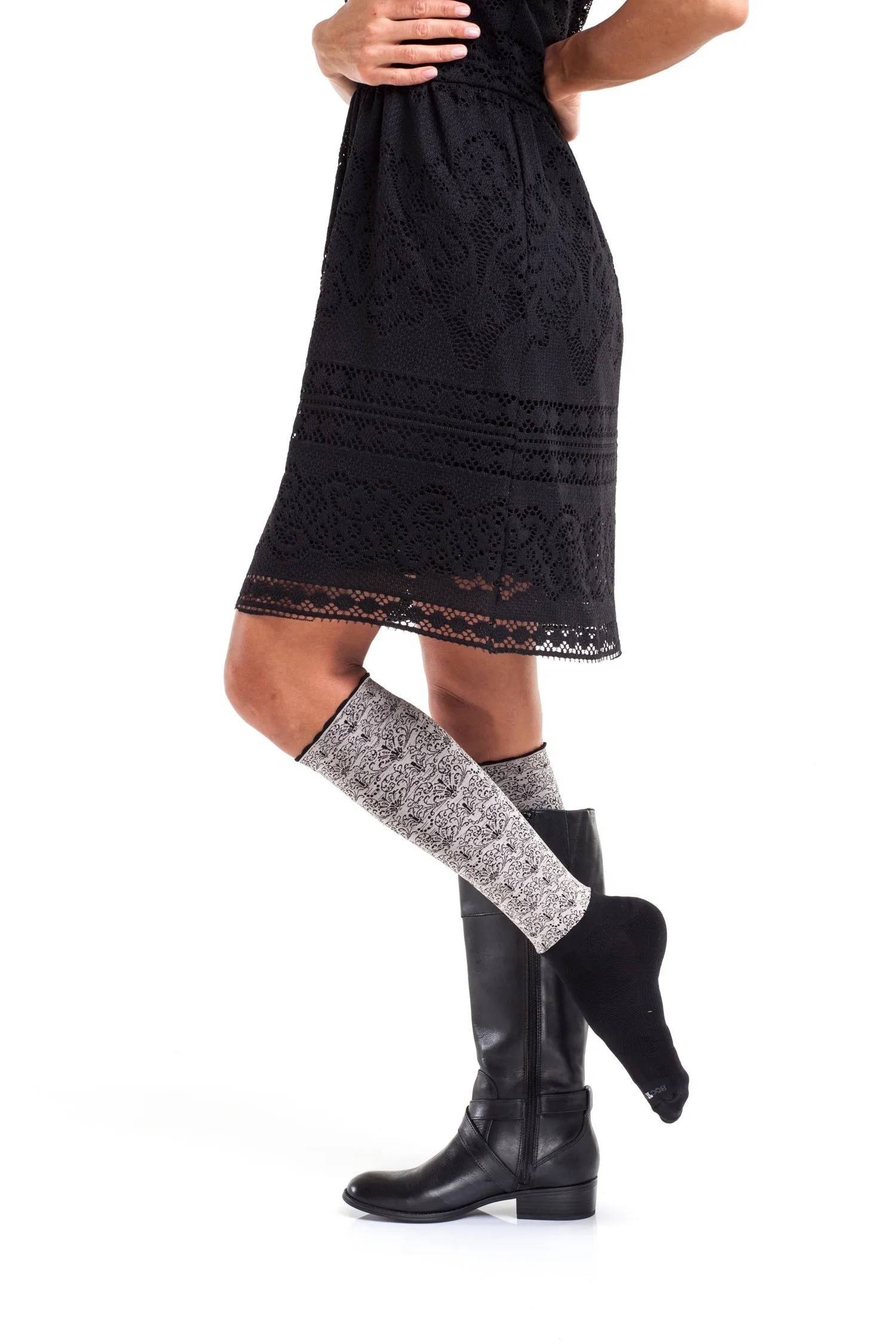 Lily Filigree Knee Hi's - Socks