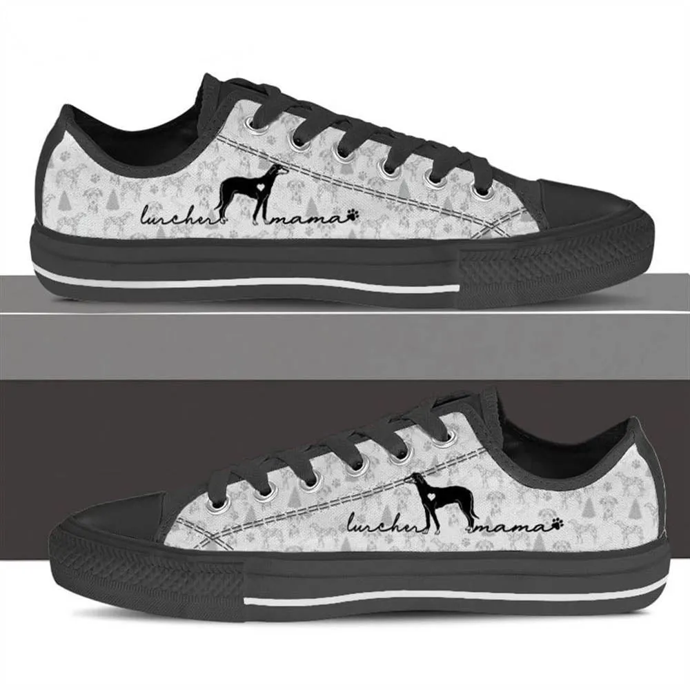 Lurcher Low Top - Dog Walking Shoes Men Women, Dog Printed Shoes, Canvas Shoes For Men, Women