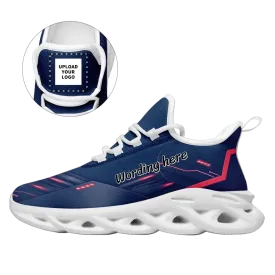 Meaningful gifts for clients, company gift ideas for customers Personalized Lightweight Work Trainers Gym Sneakers running Shoes print name/ logo With best quality, MS-C0603