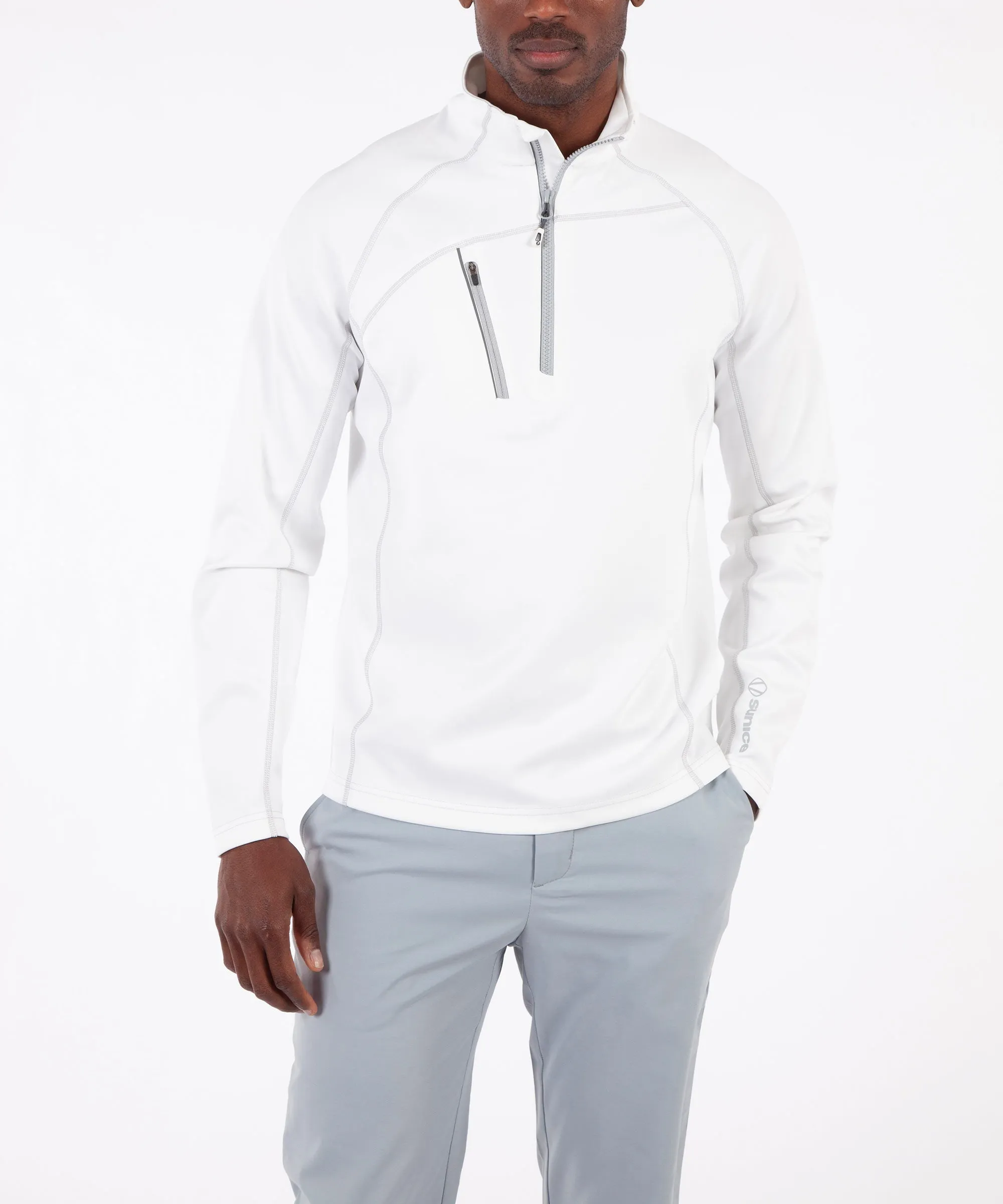 Men's Alexander SuperliteFX Stretch Thermal Half-Zip Pullover