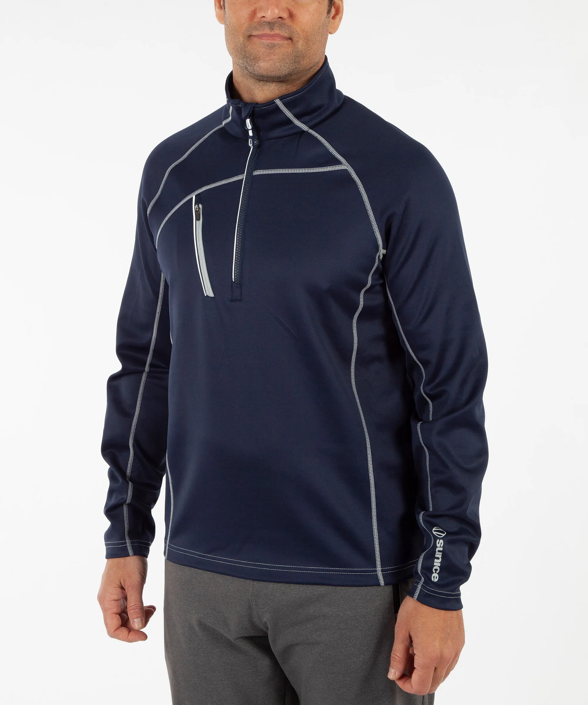 Men's Alexander SuperliteFX Stretch Thermal Half-Zip Pullover