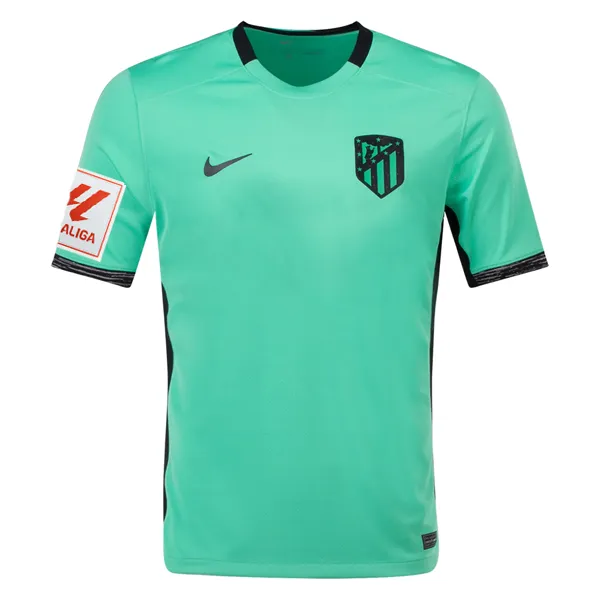 Nike Atletico Madrid Antoine Griezmann Third Jersey w/ La Liga Patch 23/24 (Spring Green/Black)