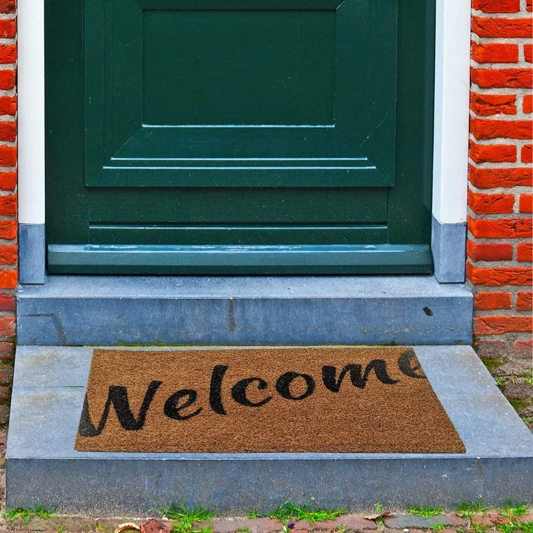 Ninamar Door Mat Welcome Natural Coir - 29.5 x 17.5 inch