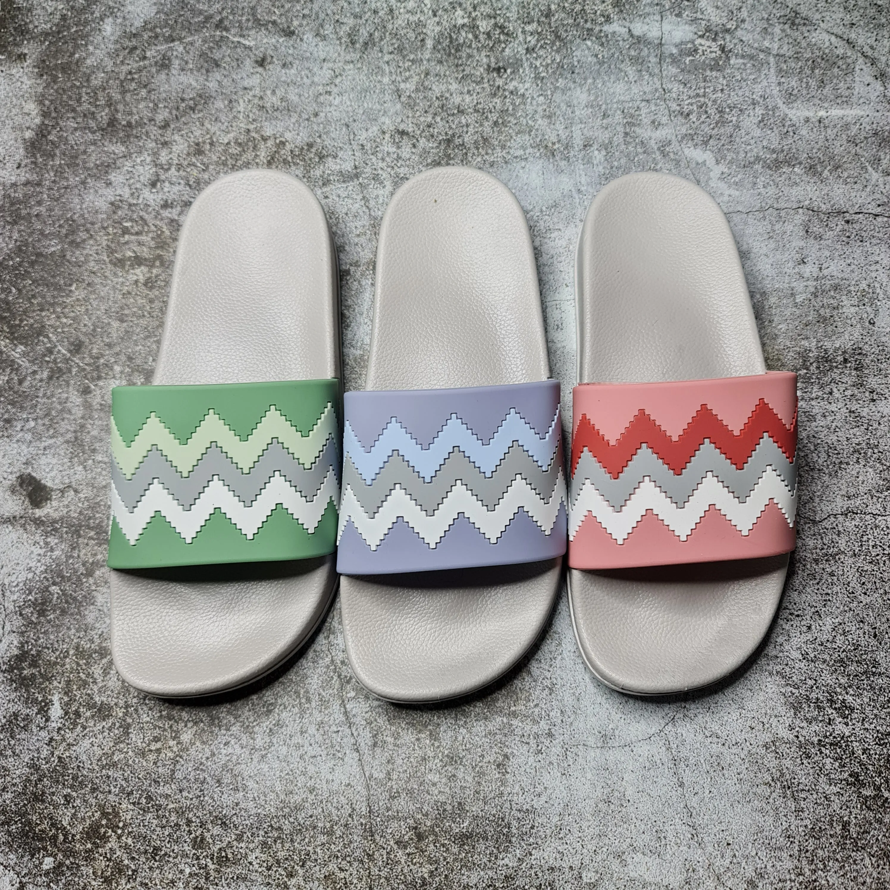 Pattern Casual Slides