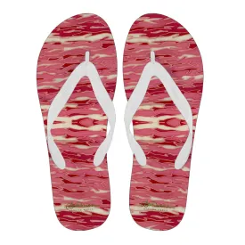 Pink Camouflage Lava Flip Flops