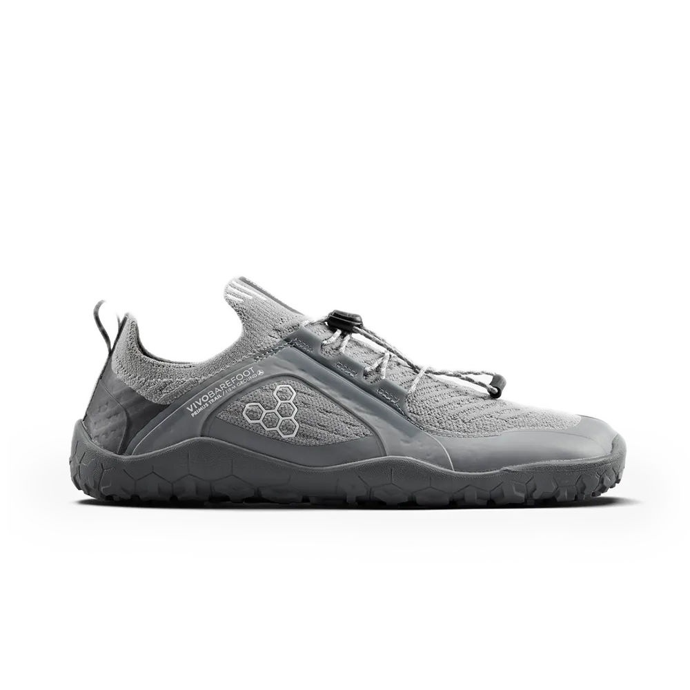 [PRE-ORDER] Vivobarefoot Primus Trail Knit FG Mens Ultimate Grey (ETA. MID DEC)