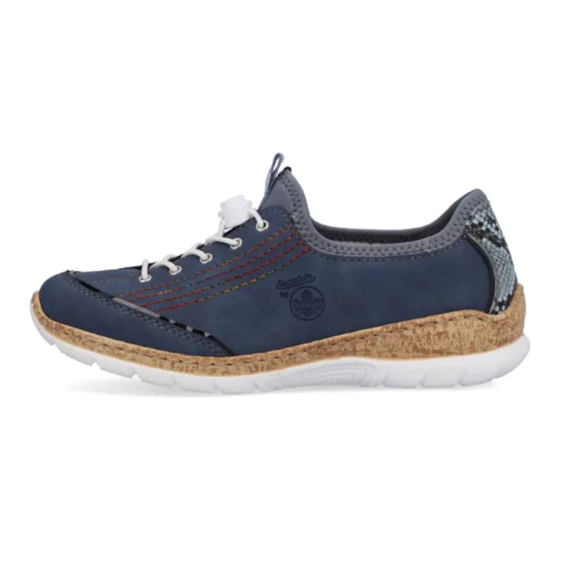 Rieker N42T0-14 Blue Women's Walking Shoes