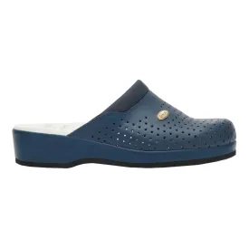 Scholl Clog Backguard - Unisex Clogs Navy Blue, Size 45