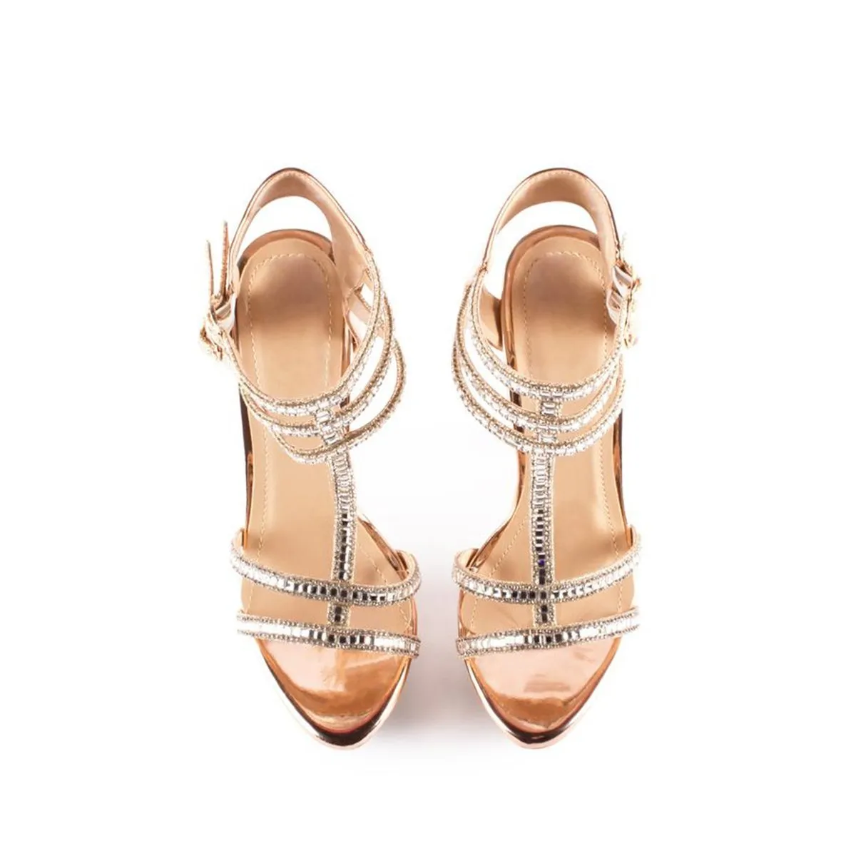 Sienna high heel platform sandal