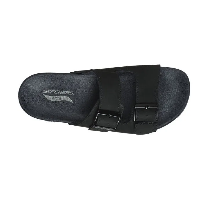 Skechers Mens Arch Fit Pro Sandal Day Melbourne Black