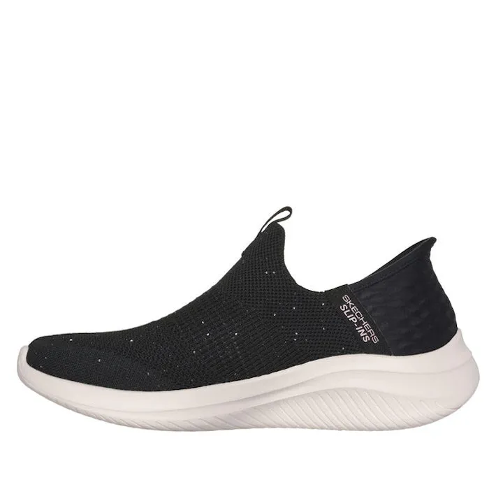 Skechers Ultra Flex 3.0 Shiny Night SLIP INS Black Rose Gold