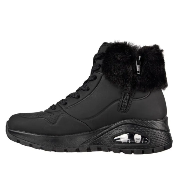 Skechers Uno Rugged Fall Air Boot - Black - Womens