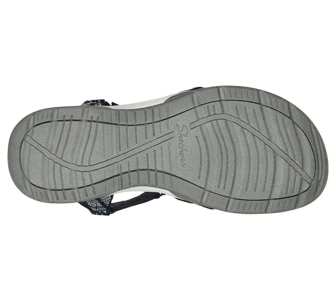 Skechers Womens Arch Fit Reggae Sport One And Only Navy