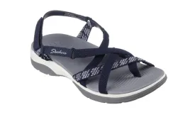 Skechers Womens Arch Fit Reggae Sport One And Only Navy