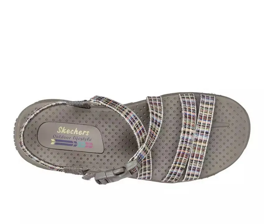 Skechers Womens Reggae Bold Ambition Taupe Multi