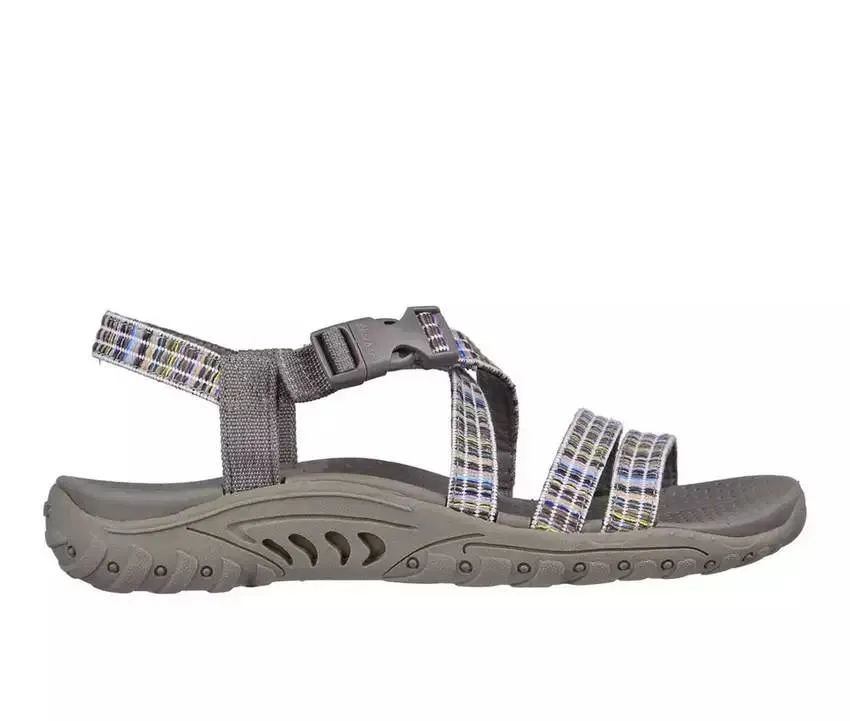 Skechers Womens Reggae Bold Ambition Taupe Multi