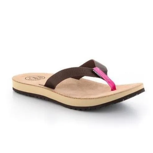 Source Djibouti Lady Leather Flip Flops.