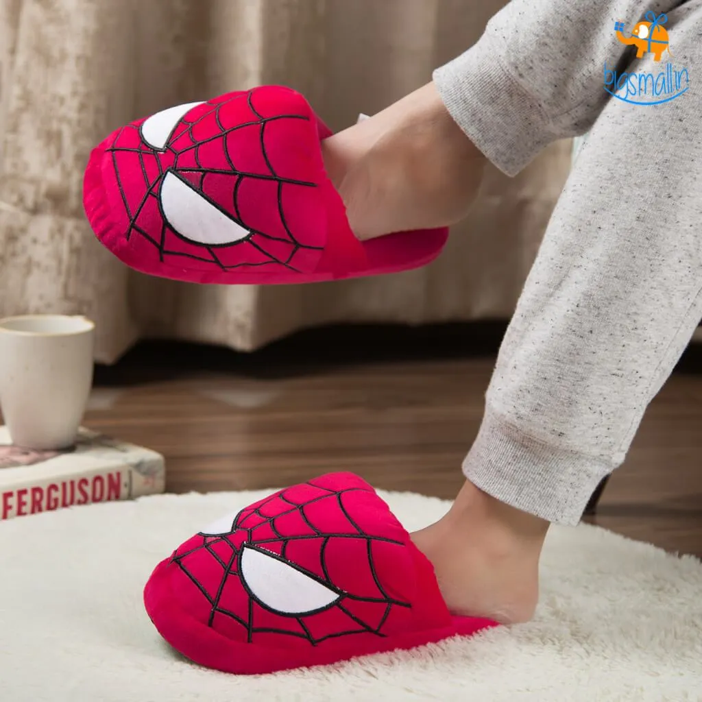 Spiderman Plush Slippers (UK 3 - 7)