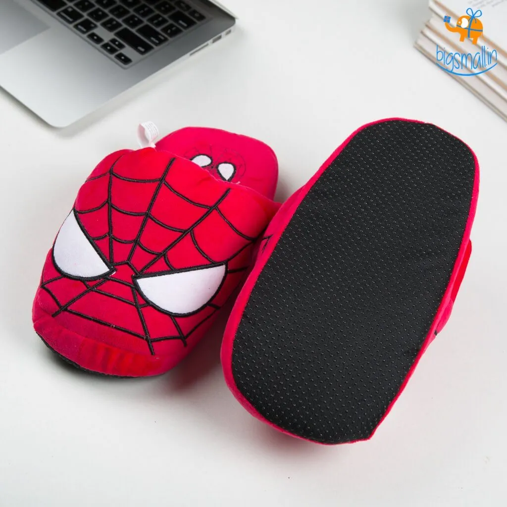 Spiderman Plush Slippers (UK 3 - 7)