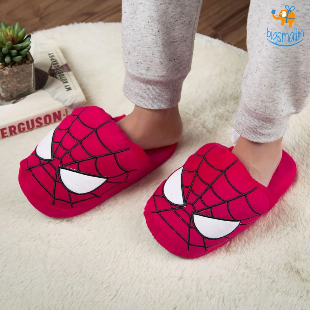 Spiderman Plush Slippers (UK 3 - 7)