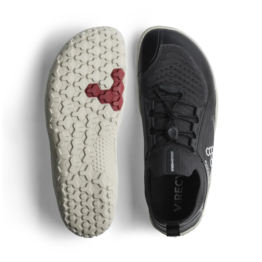 Vivobarefoot Primus Trail Knit FG Mens Obsidian/Pelican