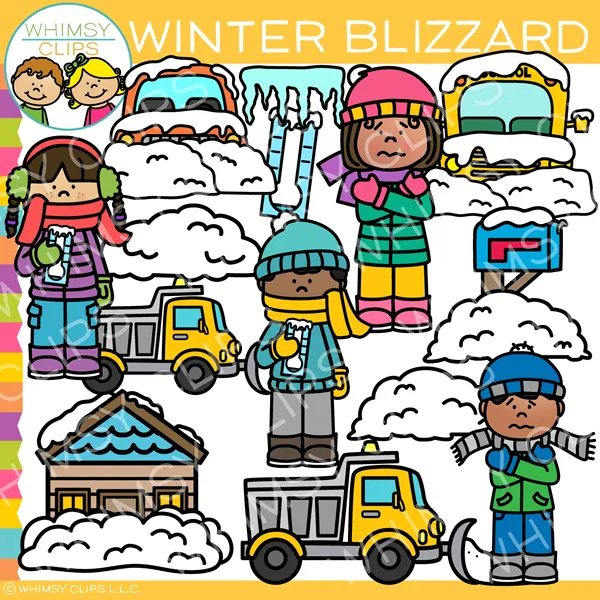 Winter Blizzard Clip Art