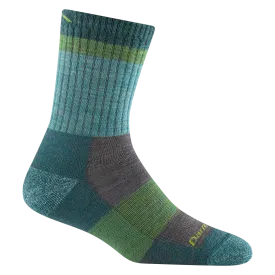 Women's Darn Tough Heady Betty Micro Crew Lightweight Hiking Sock Color: Aqua