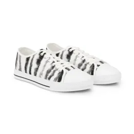 Zebra Stripes Men's Low Top Sneakers